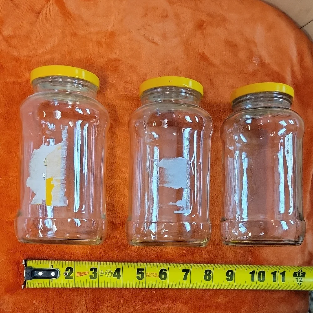 Miscellaneous Glass & Plastic Storage Jars - Set of Ten